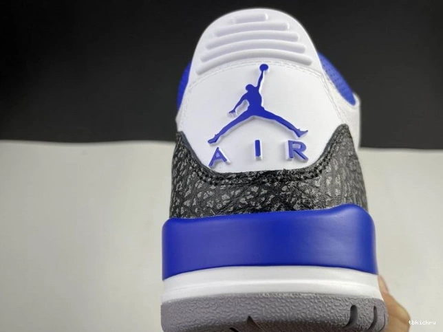 Reps TBK Blue Air Racer Jordan 3 CT8532-145 0813